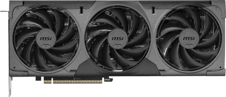 MSI GeForce RTX 5070 Ti VENTUS 3X PZ OC BLACK - Front