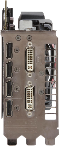Asus ROG Matrix HD 7970 Platinum - Outputs