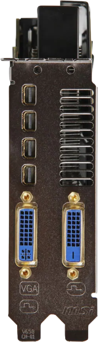 MSI Radeon HD 7970 LIGHTNING BE - Outputs
