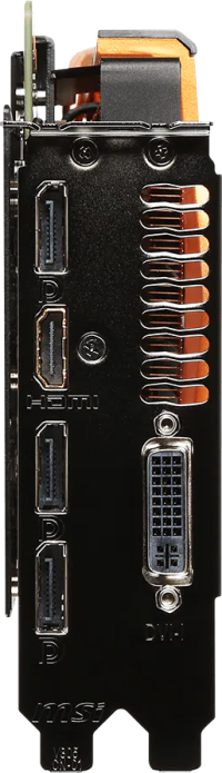 MSI GeForce GTX 980 Ti GAMING GOLDEN EDITION - Outputs