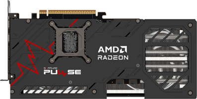 Sapphire PULSE AMD Radeon RX 9070 GRE OC - Rear