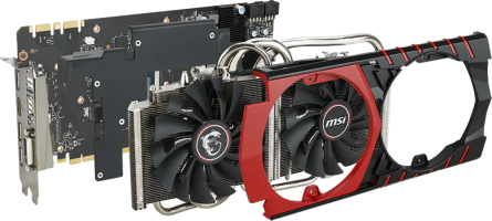 MSI GeForce GTX 980 GAMING LE - Rear
