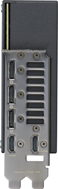 Asus ROG Matrix GeForce RTX 4090 - Outputs