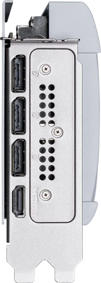 MSI GeForce RTX 5070 VENTUS 2X WHITE - Outputs