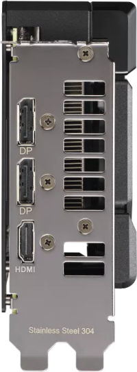 Asus Dual Radeon RX9060XT - Outputs