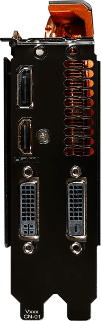 MSI GeForce GTX 970 Gaming Golden Edition - Outputs