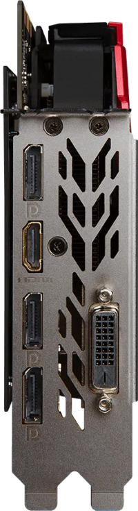 MSI GeForce GTX 1070 GAMING - Outputs