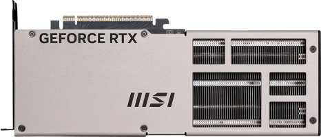 MSI GeForce RTX 5070 Ti INSPIRE 3X - Rear