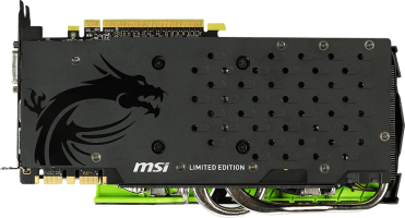 MSI GeForce GTX 970 Gaming 100ME - Rear