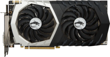 MSI GeForce GTX 1070 Quick Silver OC - Front
