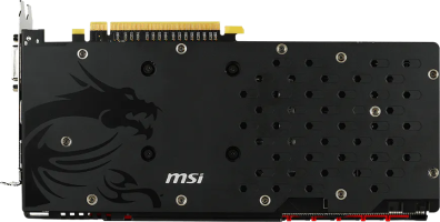MSI Radeon R9 390 GAMING 8G - Rear