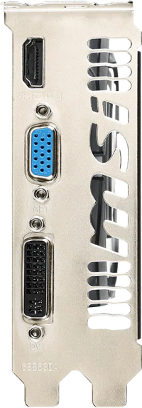 MSI GeForce GT 730 - Outputs