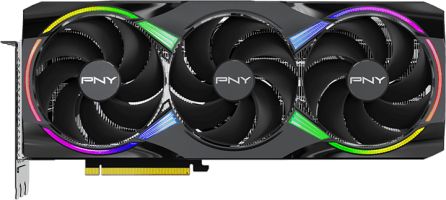 PNY GeForce RTX 5070 Ti EPIC-X RGB Overclocked Triple Fan Plus - Front