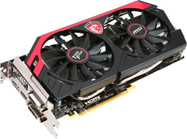MSI GeForce GTX 760 Gaming OC - Side