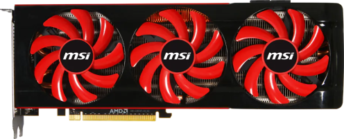 MSI Radeon HD 7990 - Front
