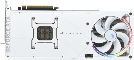 Asus ROG Astral GeForce RTX 5090 WHITE Edition - Rear