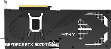 PNY GeForce RTX 5070 Ti Overclocked Triple Fan Plus - Rear