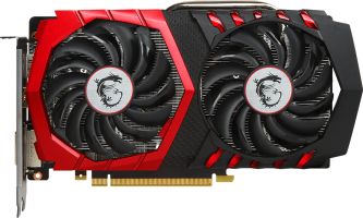 MSI GeForce GTX 1050 GAMING X - Front