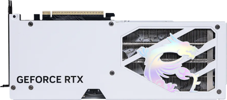 MSI GeForce RTX 5060 Ti GAMING TRIO OC WHITE - Rear