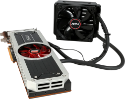 MSI Radeon R9 295X2 - Rear