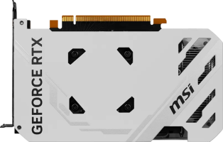 MSI GeForce RTX 4060 VENTUS 2X WHITE OC - Rear