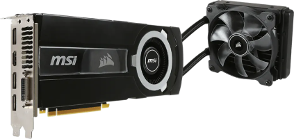 MSI GeForce GTX 980 Ti SEA HAWK - Side