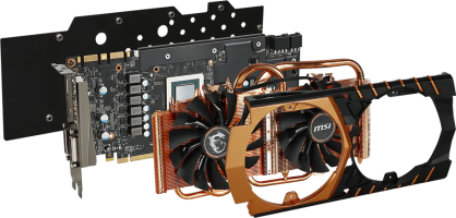 MSI GeForce GTX 970 Gaming Golden Edition - Side