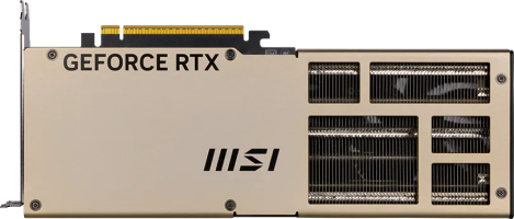 MSI GeForce RTX 5080 INSPIRE 3X OC - Rear
