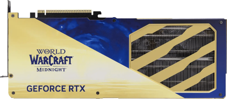MSI GeForce RTX 5070 World of Warcraft MIDNIGHT LIGHT EDITION OC - Rear