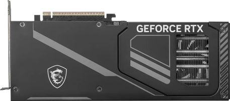 MSI GeForce RTX 5070 Ti VENTUS 3X PZ OC BLACK - Rear