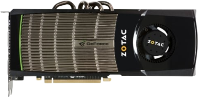 Zotac GeForce GTX 480 - Front