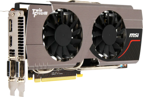 MSI GeForce GTX 680 Twin Frozr - Side