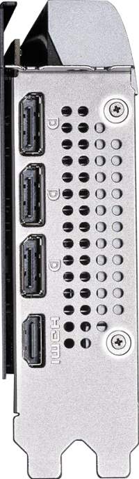 MSI GeForce RTX 5060 Ti VENTUS 2X PLUS - Outputs