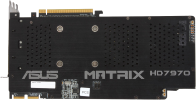 Asus ROG Matrix HD 7970 Platinum - Rear