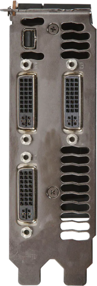 MSI GeForce GTX 590 - Outputs