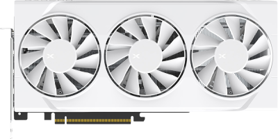 XFX Swift AMD Radeon RX 9070GRE White Triple Fan Gaming Edition - Front