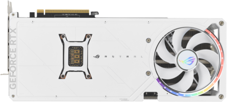 Asus ROG Astral GeForce RTX 5080 WHITE Edition - Rear