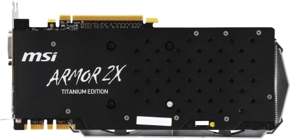 MSI GeForce GTX 970 Titanium OC - Rear