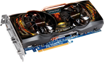 Gigabyte GTX 560 Ti SOC - Front