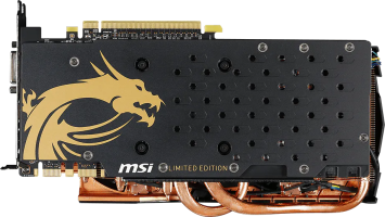 MSI GeForce GTX 970 Gaming Golden Edition - Rear