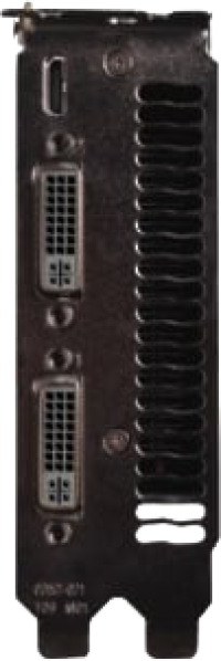 Zotac GeForce GTX 480 - Outputs