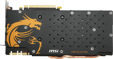 MSI GeForce GTX 980 Ti GAMING GOLDEN EDITION - Rear
