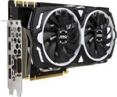 MSI GeForce GTX 1070 Ti ARMOR - Side