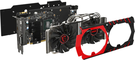 MSI GeForce GTX 960 Gaming - Side