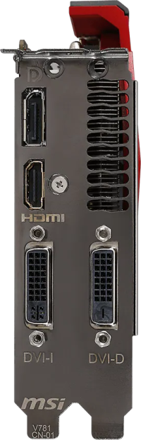 MSI GeForce GTX 970 Gaming LE - Outputs