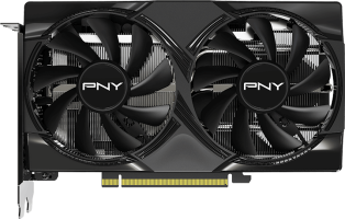 PNY GeForce RTX 5060 Overclocked Dual Fan - Front