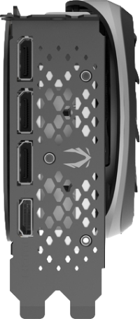 Zotac GeForce RTX 4070 Ti Trinity - Outputs