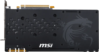 MSI GeForce GTX 1070 GAMING - Rear