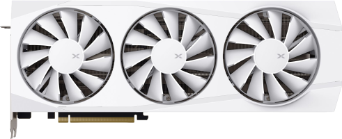 XFX Quicksilver AMD Radeon RX 9070XT White Magnetic Air Edition - Front