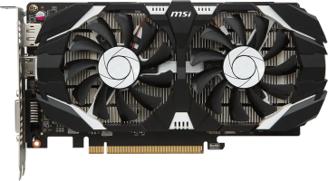 MSI GeForce GTX 1050 Ti 4GT OC - Front